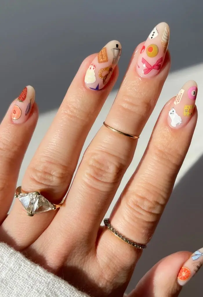 Sticker / Decal Nail Art