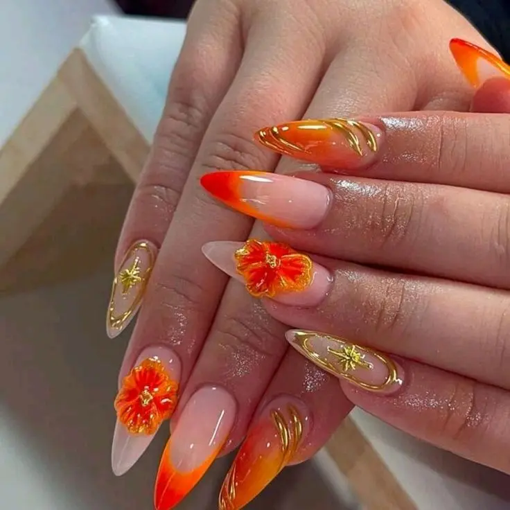 Floral Nail Art
